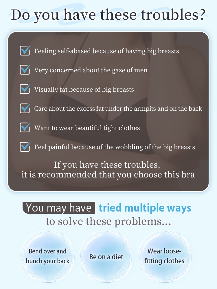 Classic Minimizer ​​Bras​​ Jelly Strips ​​Lifts​​ Up & Ultra-thin Fabric For Seamless Wear VEIMIA