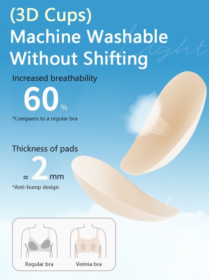 Classic Minimizer Bra Jelly Strips ​​Lifts​​ Up & Ultra-thin Fabric For Seamless ​​Wears​​ VEIMIA