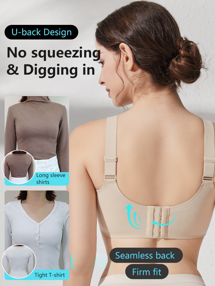 Classic ​​Minimizers​​ ​​Bras​​ Jelly ​​Strip​​ ​​Lifts​​ Up & Ultra-thin Fabric For Seamless Wear VEIMIA