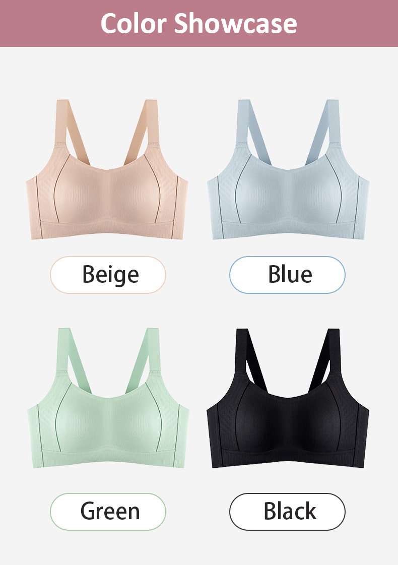 Classic Minimizer Bra Jelly ​​Strip​​ Lift Up & Ultra-thin Fabric For Seamless Wear VEIMIA