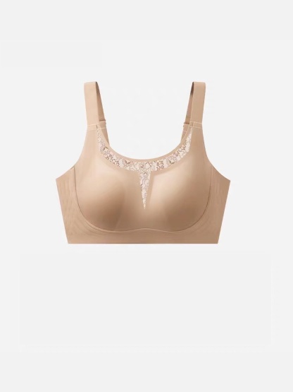 Classic Minimizer Bras Ultra-thin Padding With Invisible Double Lift, Available In Lace & Mesh Neckline VEIMIA