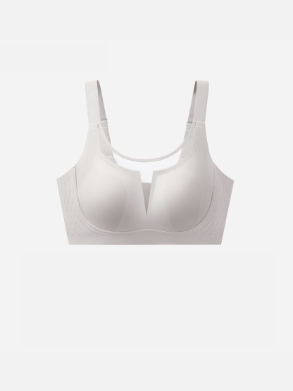 Classic Minimizer Bra Ultra-thin Paddings With Invisible Double Lifts, Available In Laces & Meshes Neckline VEIMIA