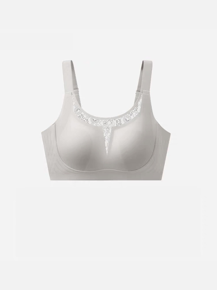 Classic Minimizer Bras Ultra-thin Padding With Invisible Double Lifts, Available In Lace & Mesh Necklines VEIMIA