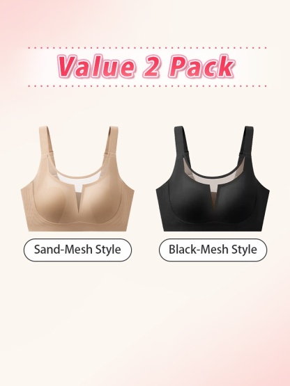 Classic Minimizer Bras Ultra-thin Paddings With Invisible Double Lift, Available In Laces & Meshes Neckline VEIMIA