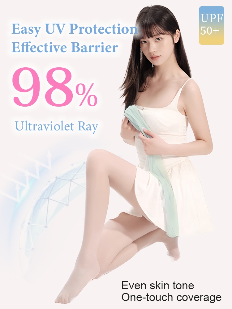3-7 Pairs Slimming Pantyhose Color Correcting, UV Protection & Wear-resistant Women's Sheer Tights VEIMIA