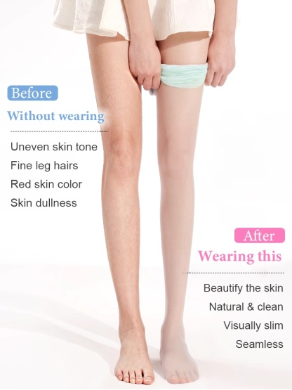 3-7 Pieces Slim Pantyhose Color Correcting, UV Protection & Wear-resistant Women's Sheer Tights VEIMIA