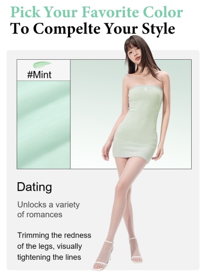 3-7 Pairs Nude Pantyhose Color Correcting, UV Protection & Durable Women's Tights VEIMIA