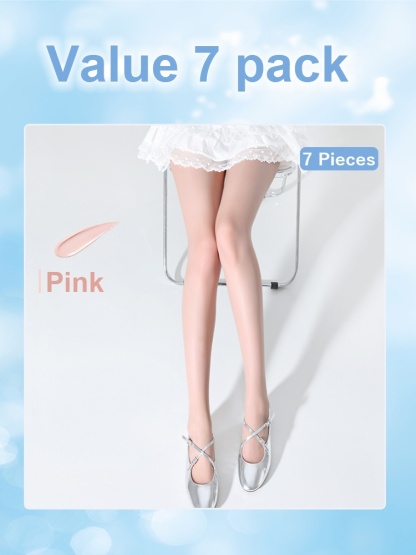 3-7 Pieces Sexy Pantyhose Color Correcting, UV Protection & Durable Women's Tights VEIMIA