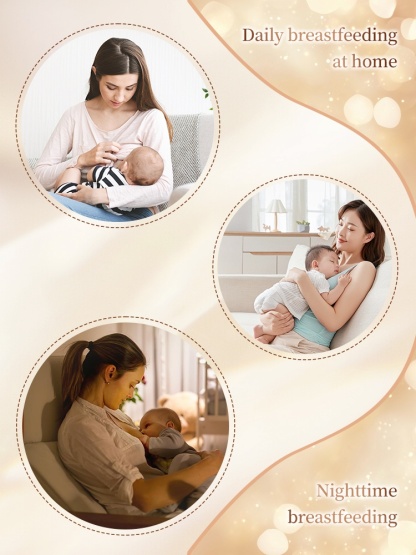 Comfort Nursing Bra Front Buckle Easy Nursing, Stable Supports With Expandable Cups For Full Coverage VEIMIA