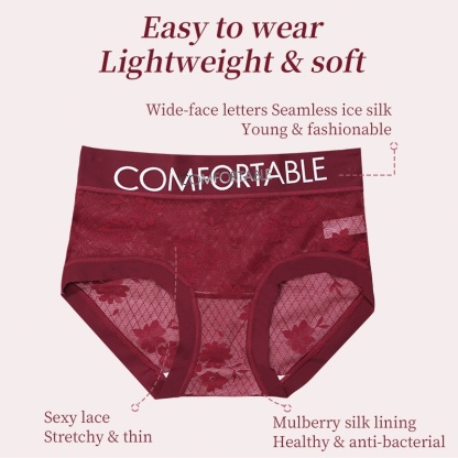 Sexy Lace High Elastic Waistband & Skin-Friendly VEIMIA