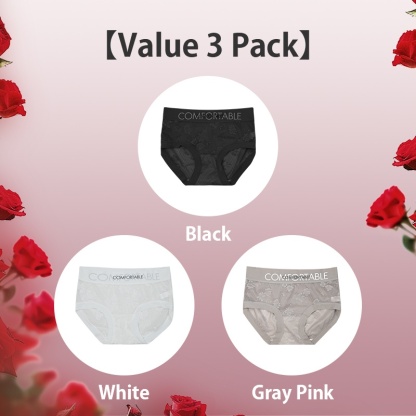 Lace Panties Comfortable Waistband & Skin-Friendly VEIMIA