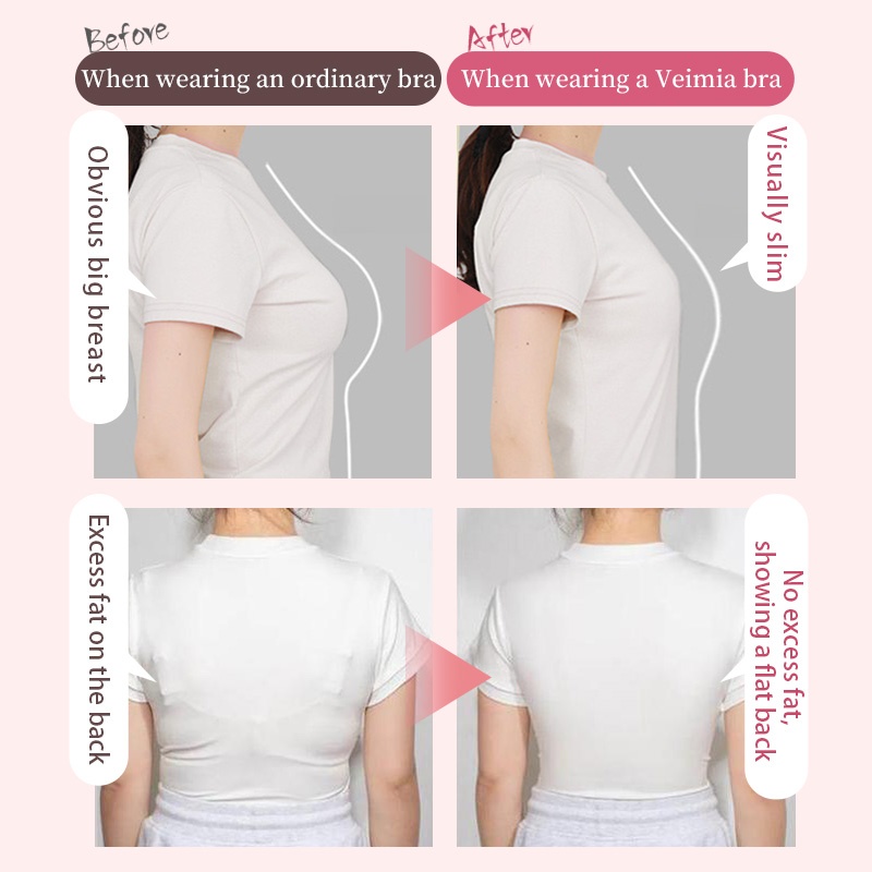 Comfortable Lace Minimizer Bra Conceal Excess Fat VEIMIA