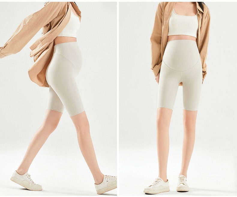 Comfortable Maternity Pants & Fifth Pant 2-in-1, Airy Restriction-free Fabrics With 3D Soft Support VEIMIA