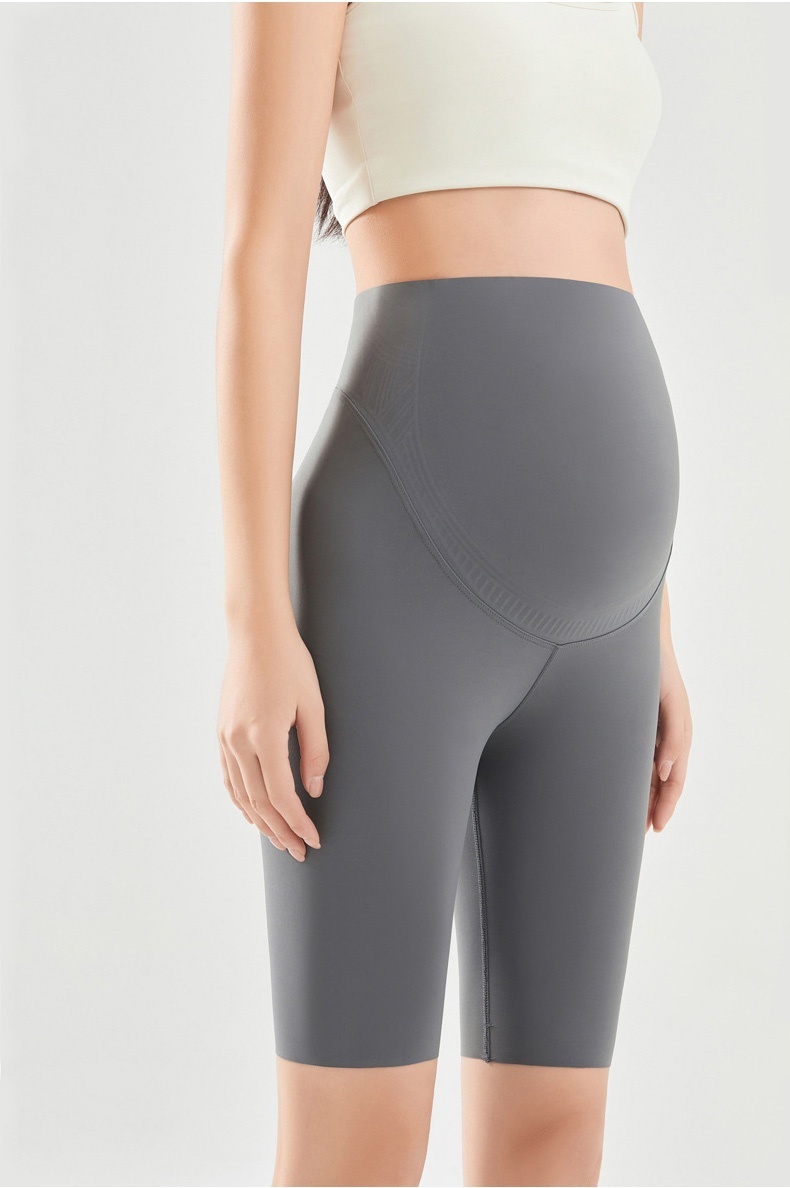 Comfortable Maternity Pant & Fifth Pant 2-in-1, Airy Restriction-free Fabric With 3D Soft Supports VEIMIA