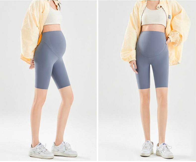 Comfortable Maternity Pant & Fifth Pant 2-in-1, Airy Restriction-free Fabrics With 3D Soft Supports VEIMIA