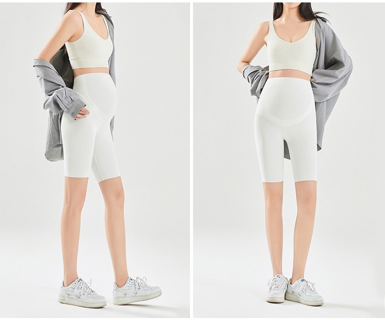 Comfortable Maternity Pants & Fifth Pant 2-in-1, Airy Restriction-free Fabrics With 3D Soft Supports VEIMIA