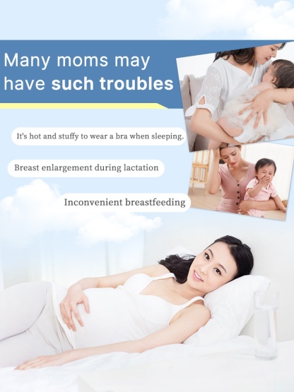 Comfortable Nursing Clothes No Bra Needed Camis, Easy Nursing With Top Open Buckles, Fixed 3D Pad For Extra Breast Milk-engorgement Space VEIMIA