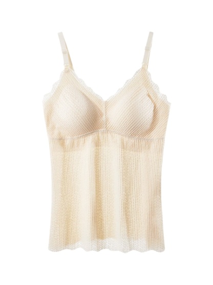 Comfortable Nursing Clothes No Bra Needed Cami, Easy Nursing With Top Open Buckle, Fixed 3D Pads For Extra Breasts Milk-engorgement Space VEIMIA