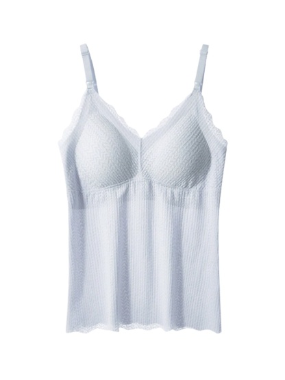 Comfortable Nursing Clothes No Bra Needed Cami, Easy Nursing With Top Open Buckles, Fixed 3D Pads For Extra Breast Milk-engorgement Space VEIMIA