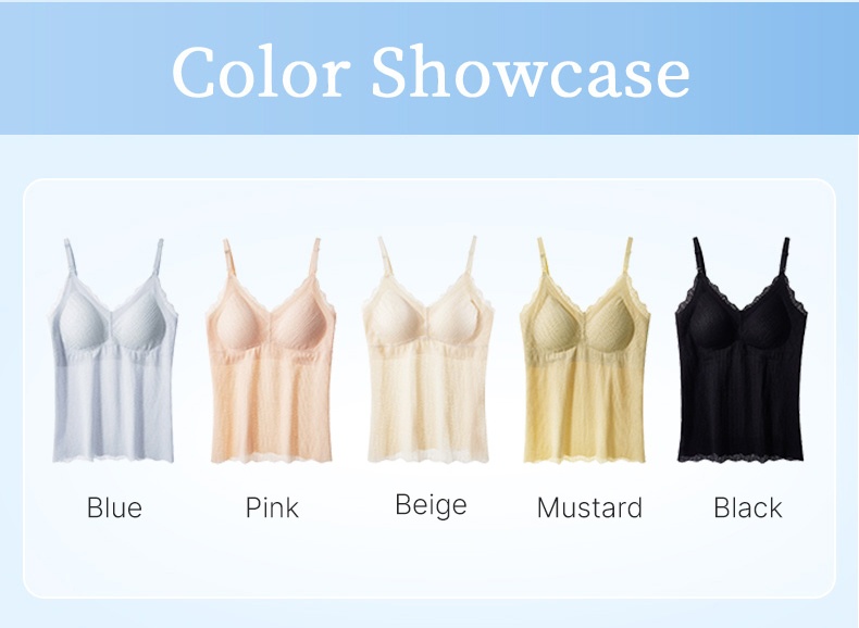 Comfortable Nursing Clothes No Bra Needed Camis, Easy Nursing With Top Open Buckles, Fixed 3D Pads For Extra Breast Milk-engorgement Space VEIMIA