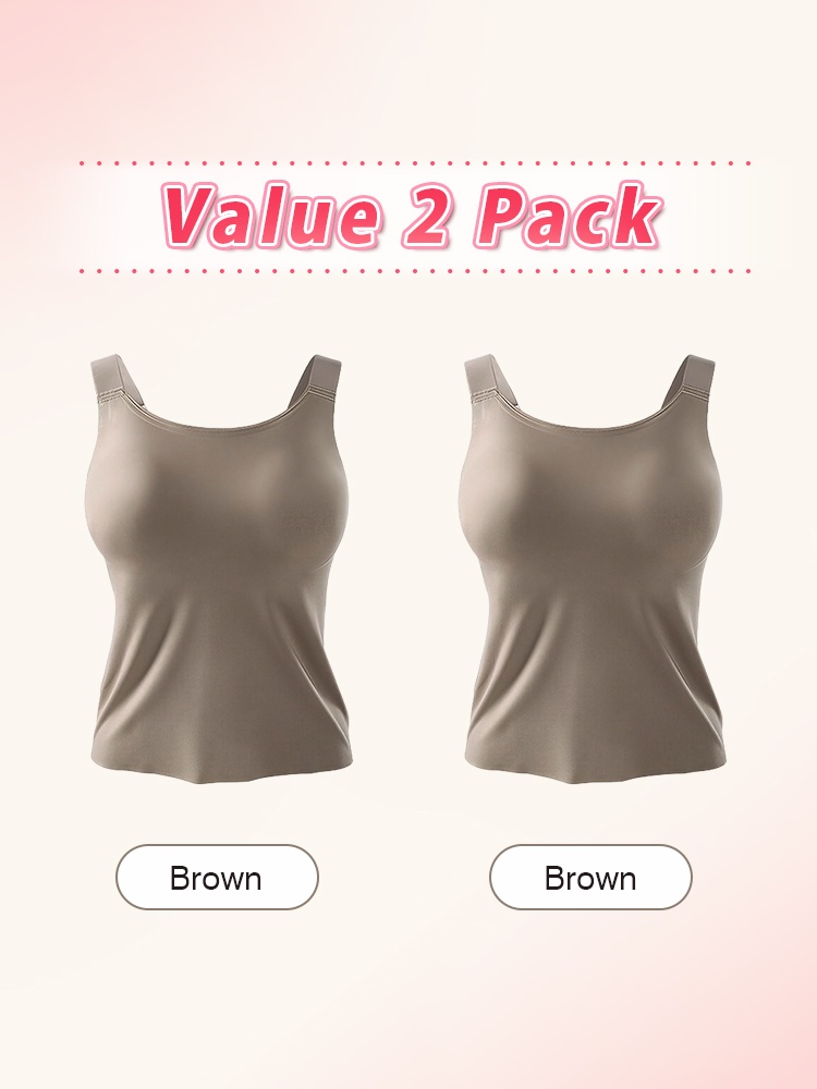 Contouring Tank Top Slims The Form & Smooths Armpit Bulge With Bra-free Built-in Padding VEIMIA