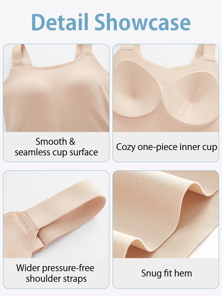 Contouring Tank Tops Slim The Figures & Smooth Armpit Bulges With Bra-free Built-in Paddings VEIMIA