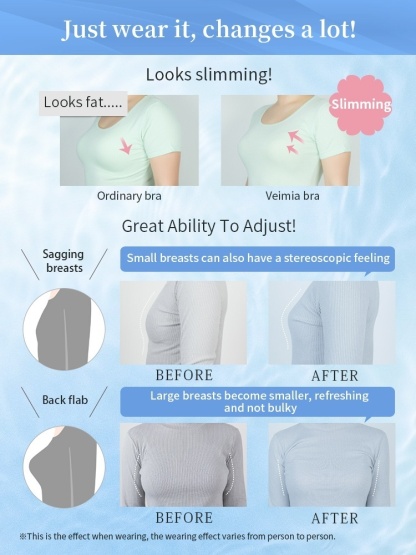 Cooling Ice Silk Seamless Bra With 3D Lift Support & Invisible Comfort, Breathable Nude Feels In Hot Days VEIMIA