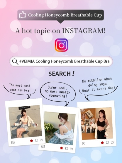 Cooling Ices Silk Seamless Bras With 3D Lift Support & Invisible Comfort, Breathable Nude Feel In Hot Days VEIMIA