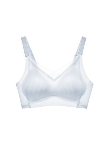 Cooling Ice Silk Seamless Bra With 3D Lifts Support & Invisible Comforts, Breathable Nude Feel In Hot Days VEIMIA