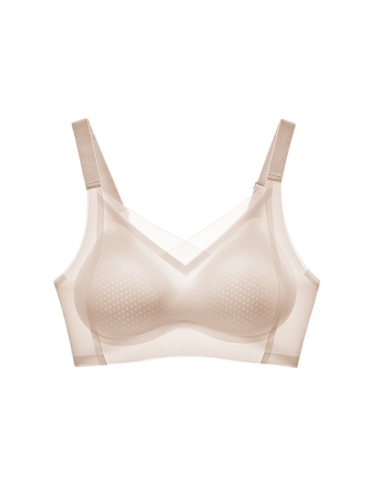 Cooling Ice Silk Seamless Bra With 3D Lifts Support & Invisible Comfort, Breathable Nudes Feel In Hot Days VEIMIA