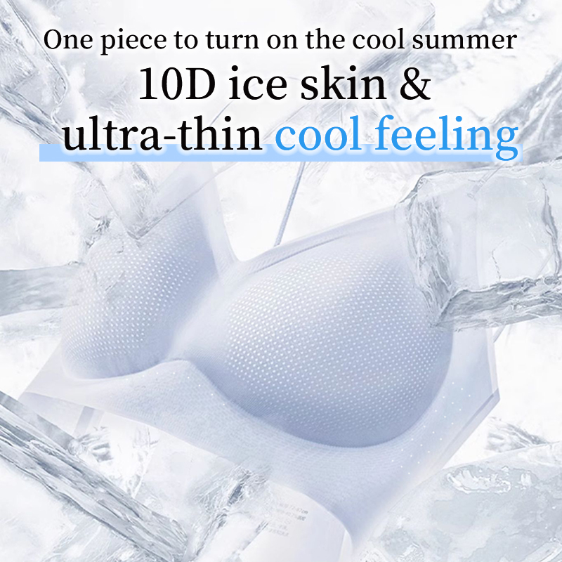 Model wearing skin tone seamless bra invisible under white T-shirt with no back marks comparison VEIMIA