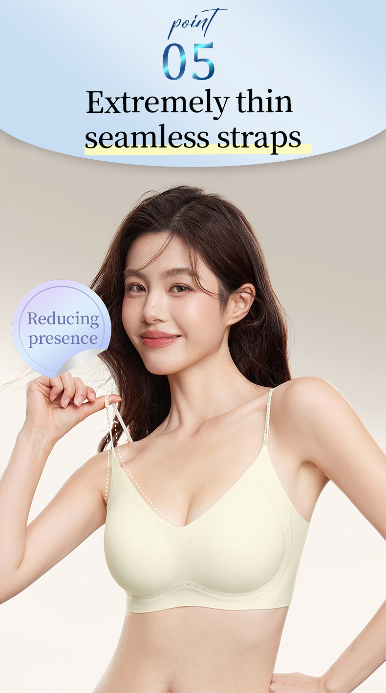 Bra test chart comparing Veimia bra with regular bra for seamless light and lifting experience VEIMIA