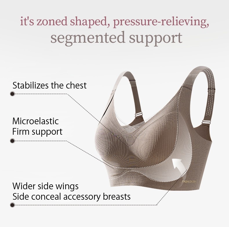 Corrective Anti-sagging Bra - Comfy & Breathable, Naturally Sculpt The Chest With Seamless Coverage Excess Fat VEIMIA