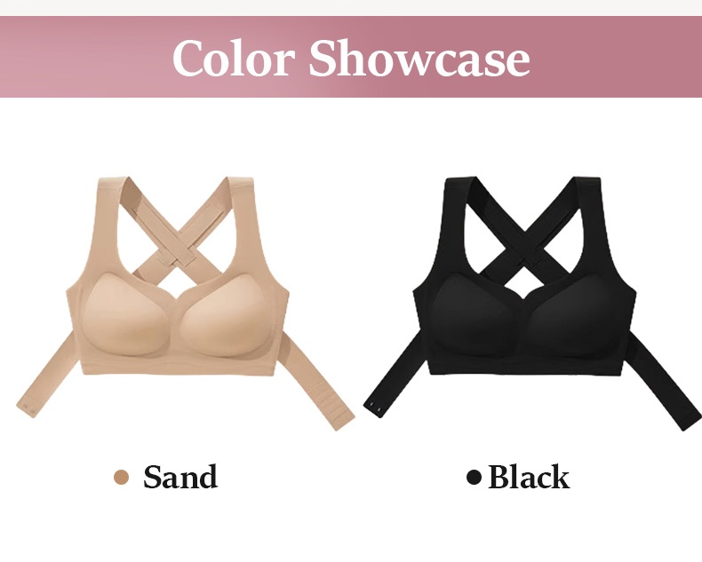 Corrective Anti-sagging Bra With Posture Correction Belts Designs, Comfortable Stretch Fit VEIMIA