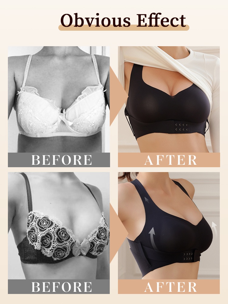 Corrective Anti-sagging Bra With Posture Correcting Belts Design, Comfortable Stretch Fit VEIMIA