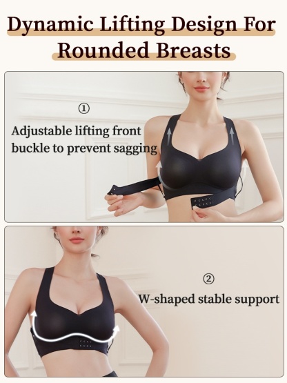 Corrective Anti-sagging Bras With Posture Correcting Belt Designs, Comfortable Stretch Fit VEIMIA