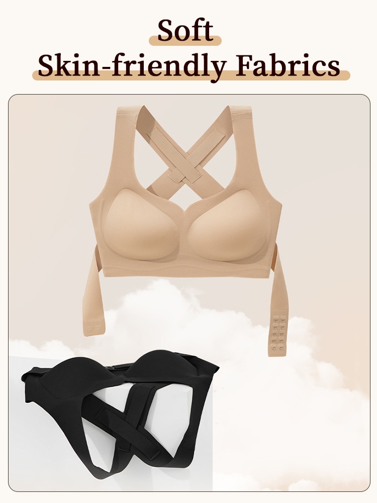 Corrective Anti-sagging Bras With Posture Correcting Belt Design, Comfortable Stretch Fits VEIMIA