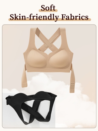 Corrective Anti-sagging Bras With Posture Correcting Belt Design, Comfortable Stretch Fits VEIMIA