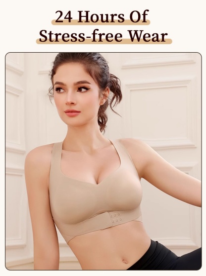 Corrective Anti-sagging Bra With Posture Correcting Belts Design, Comfortable Stretch Fits VEIMIA