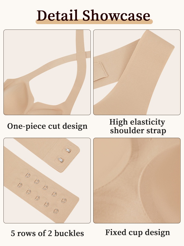 Corrective Anti-sagging Bra With Posture Correcting Belt Designs, Comfortable Stretch Fits VEIMIA