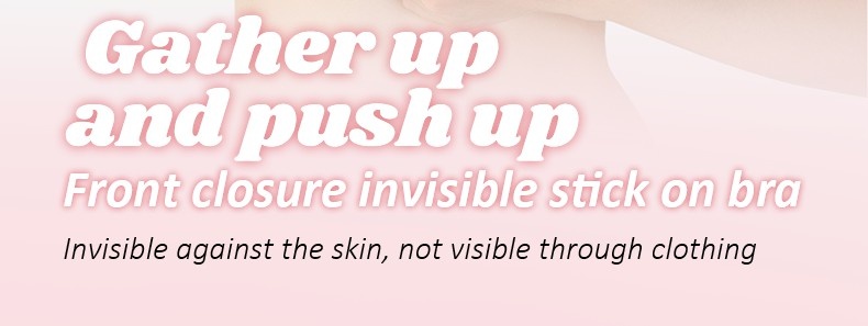 Invisible Stick On Bra Natural Adhesive Push Up Sticky Nipple Covers Backless Dress VEIMIA