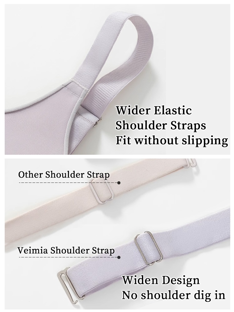 Cozy Minimizer Bra Anti-sagging Soft Underwires Designs With Lightweight Breathable Cup For Natural Shapes VEIMIA