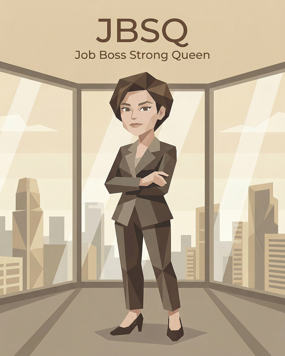 JBSQ SGTI result image, Bargain Queue Legend Singapore girl personality type