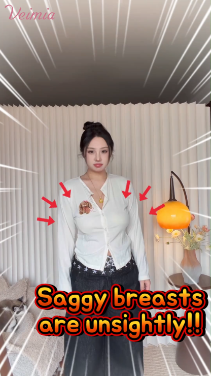 VEIMIA Lifted Anti-sagging Bra With Rounded Bust Shape, Pressure-free & Seamless For Daily Support