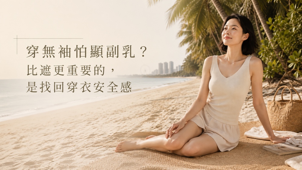 穿無袖怕顯副乳？4大成因＋3個穿搭對策