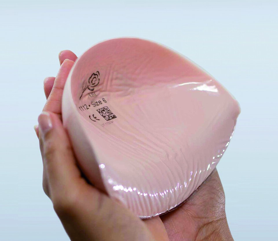 VEIMIA partial breast prosthesis example for choosing the right breast form