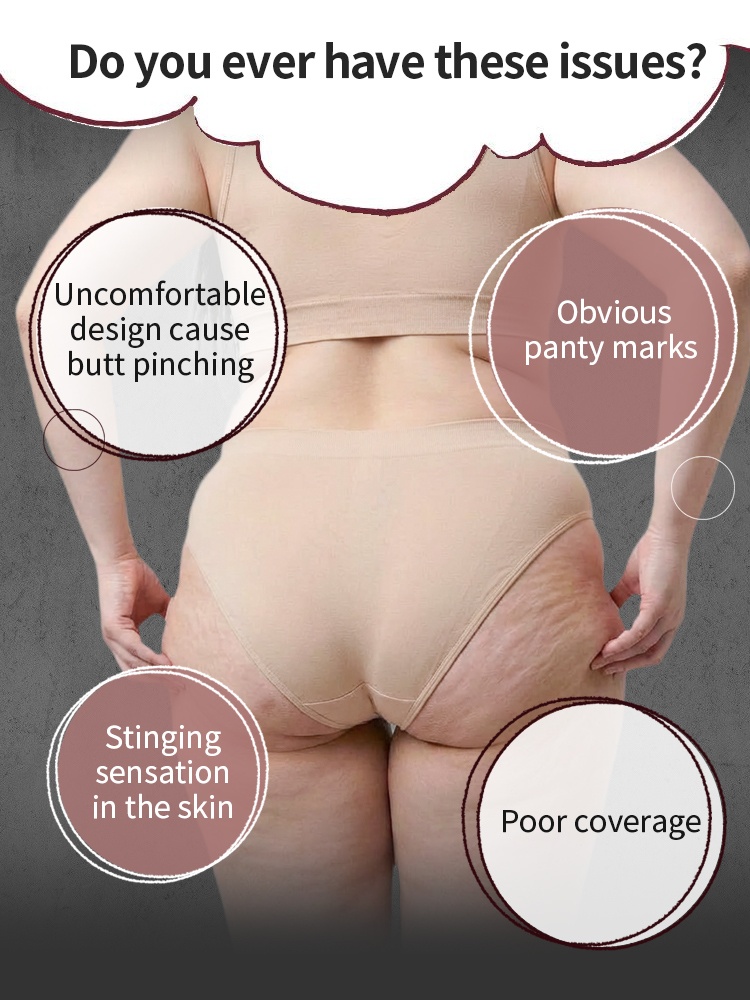 Delicate Lace Panty Skin-friendly Soft Elastic Lace, Seamless Snug Fits & Antibacterial Gussets VEIMIA