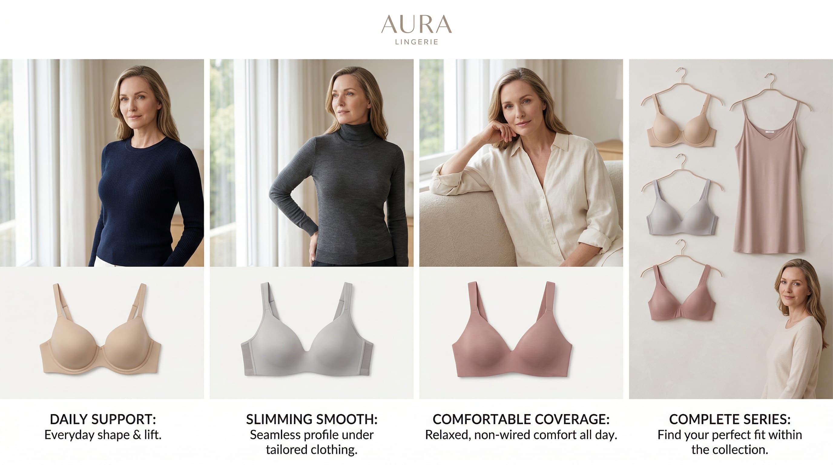 VEIMIA 胸部下垂判斷與支撐型內衣挑選圖