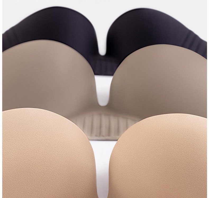 Plus Size Push Up Bras Anti-Gravity One-piece Seamless Massage Padded Anti-sagging & Gathering VEIMIA