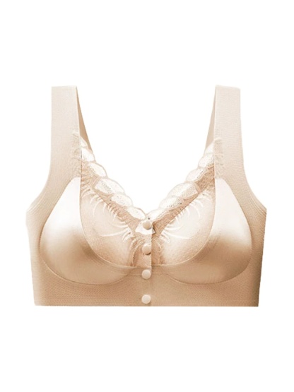 Easy-wear Laces Fronts Closure Bra Full Coverage Secure Support & Wireless Sleep Comforts VEIMIA